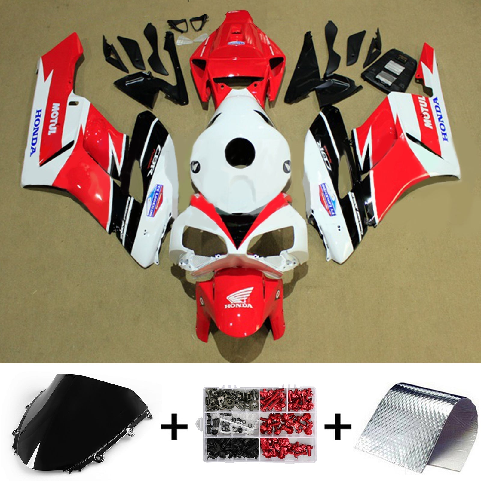 2004-2005 Honda CBR1000RR Fairing Kit Bodywork Plastic ABS