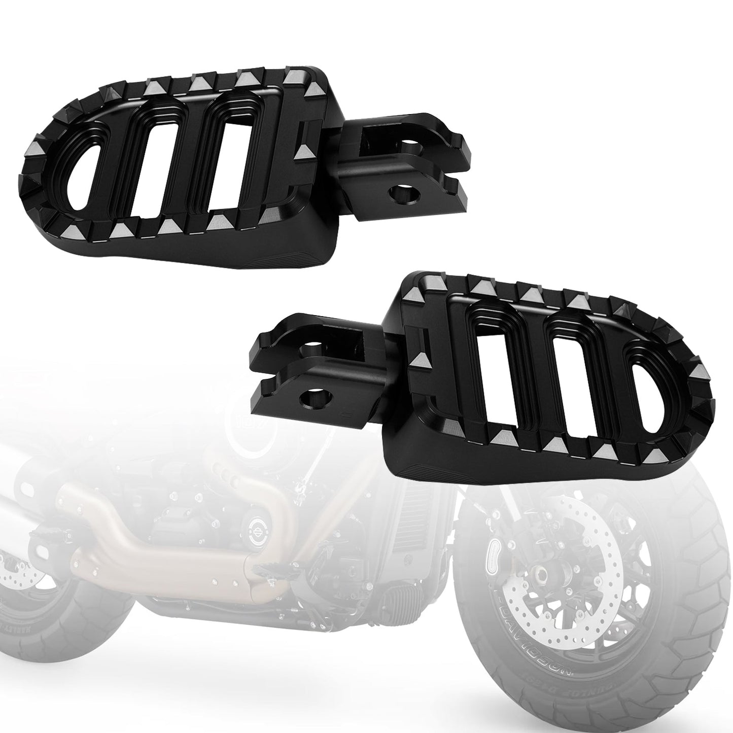 Sportster S Lower Rider Fat Bob Softail Slim Front Footrests Foot Peg