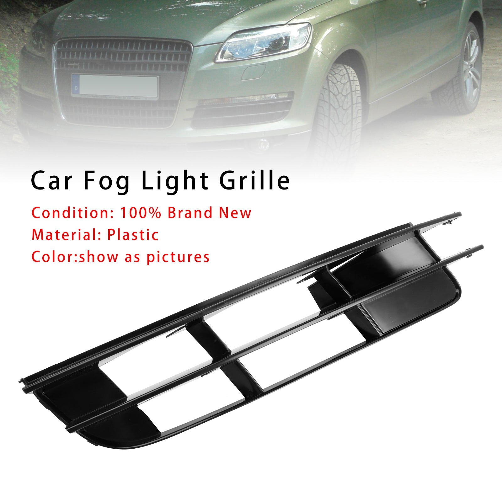 2007-2009 Audi Q7 Front Right Side Bumper Grille Fog Light Grill 4L0807682