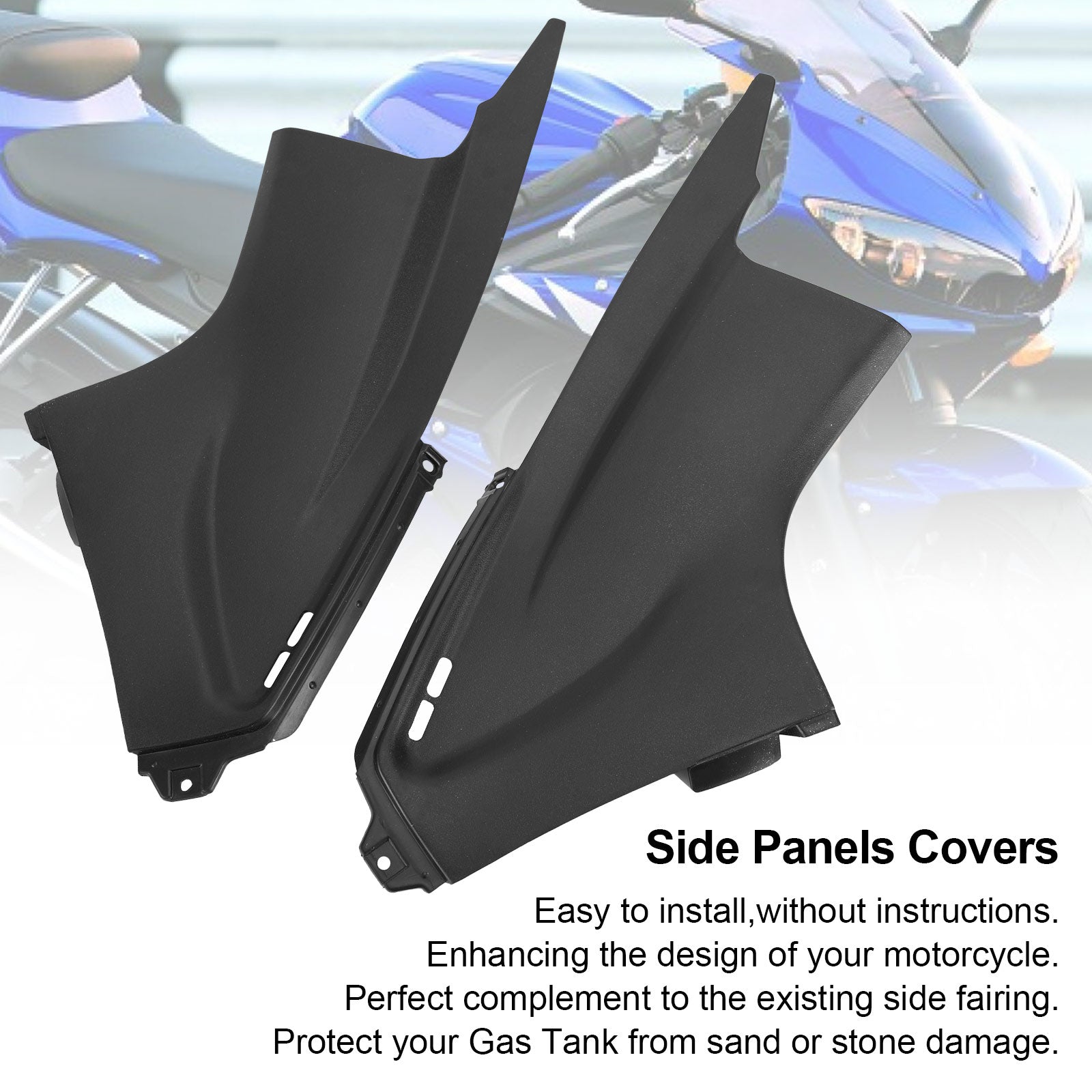 2006-2010 Yamaha YZF R6S Gas Tank Side Trim Cover Panel Fairing Cowl