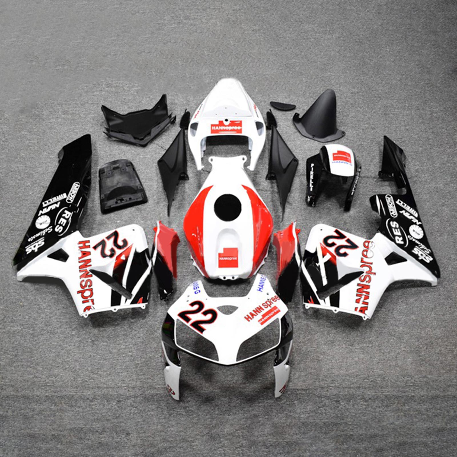 2005-2006 Honda CBR600RR F5 Fairing Kit Bodywork Plastic ABS