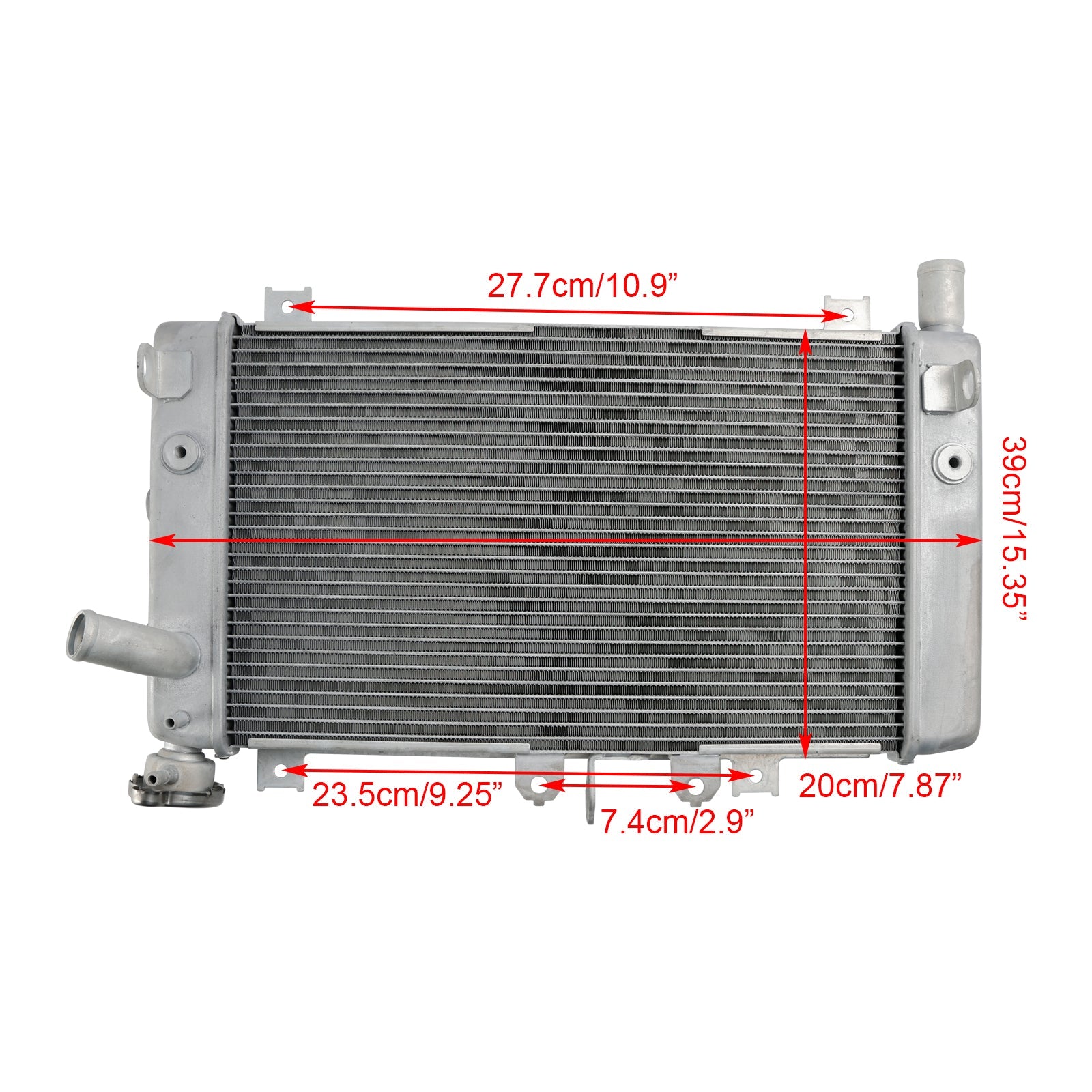 2023-2024 Kawasaki Ninja ZX-4R Radiator Cooling Engine Cooler 39060-0758