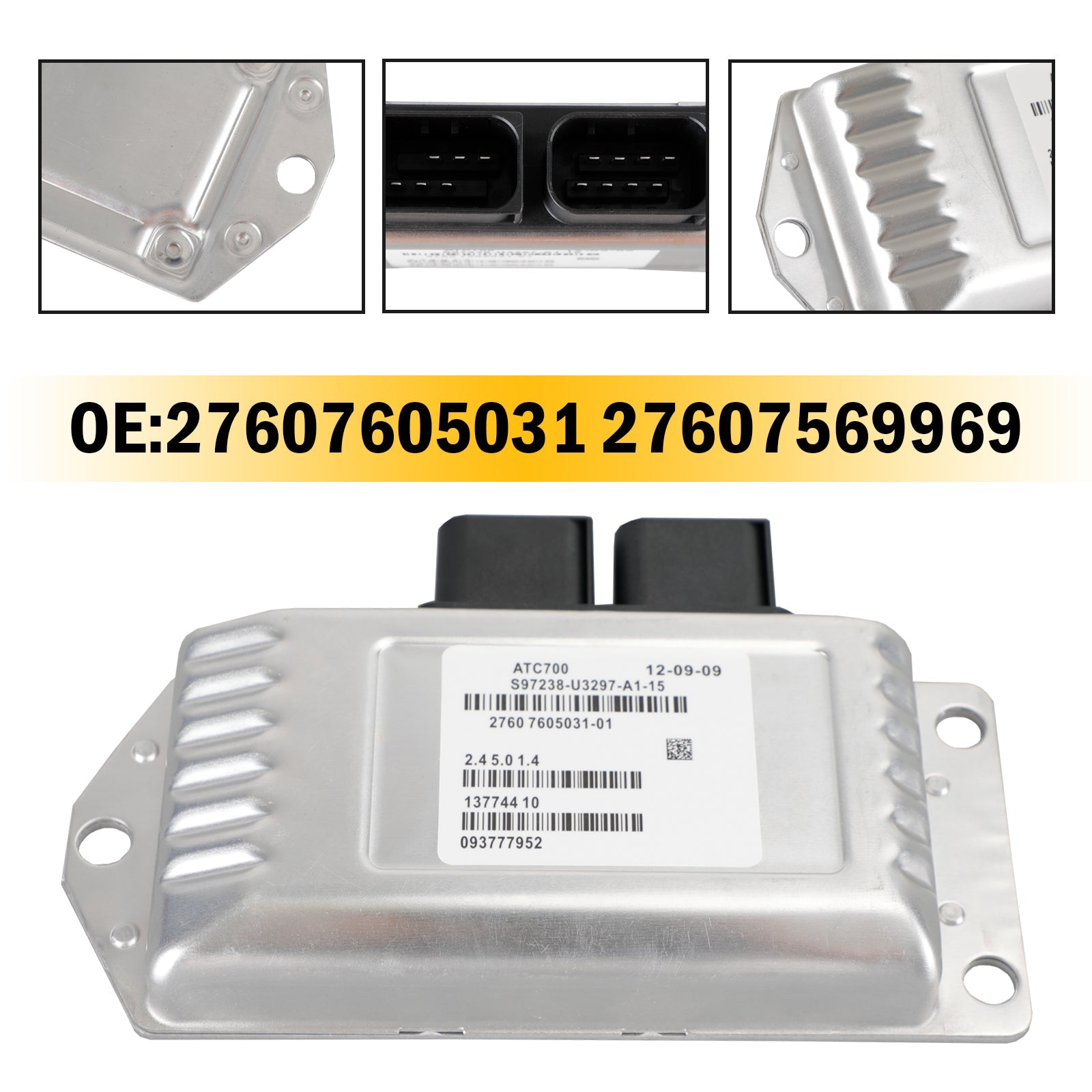 2011 BMW X6 (Hybrid) Transfer Gearbox Control Module 27607605031 27607569969
