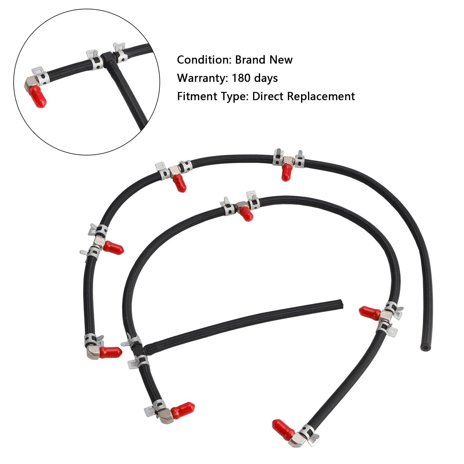 2004-2010 Duramax 6.6L Diesel Truck Engines Fuel Injector Return Line Kit
