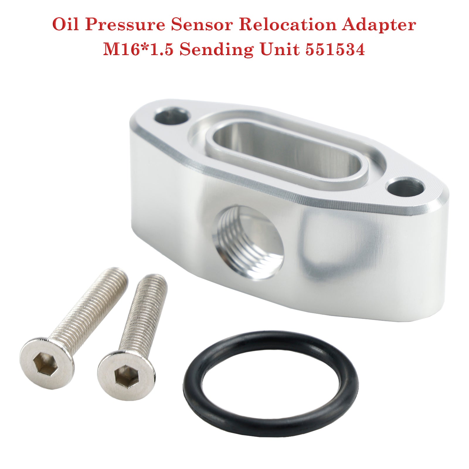 Billet Oil Pressure Sensor Relocation Adapter 551534 For LS LQ L92 L99 L33 LR4