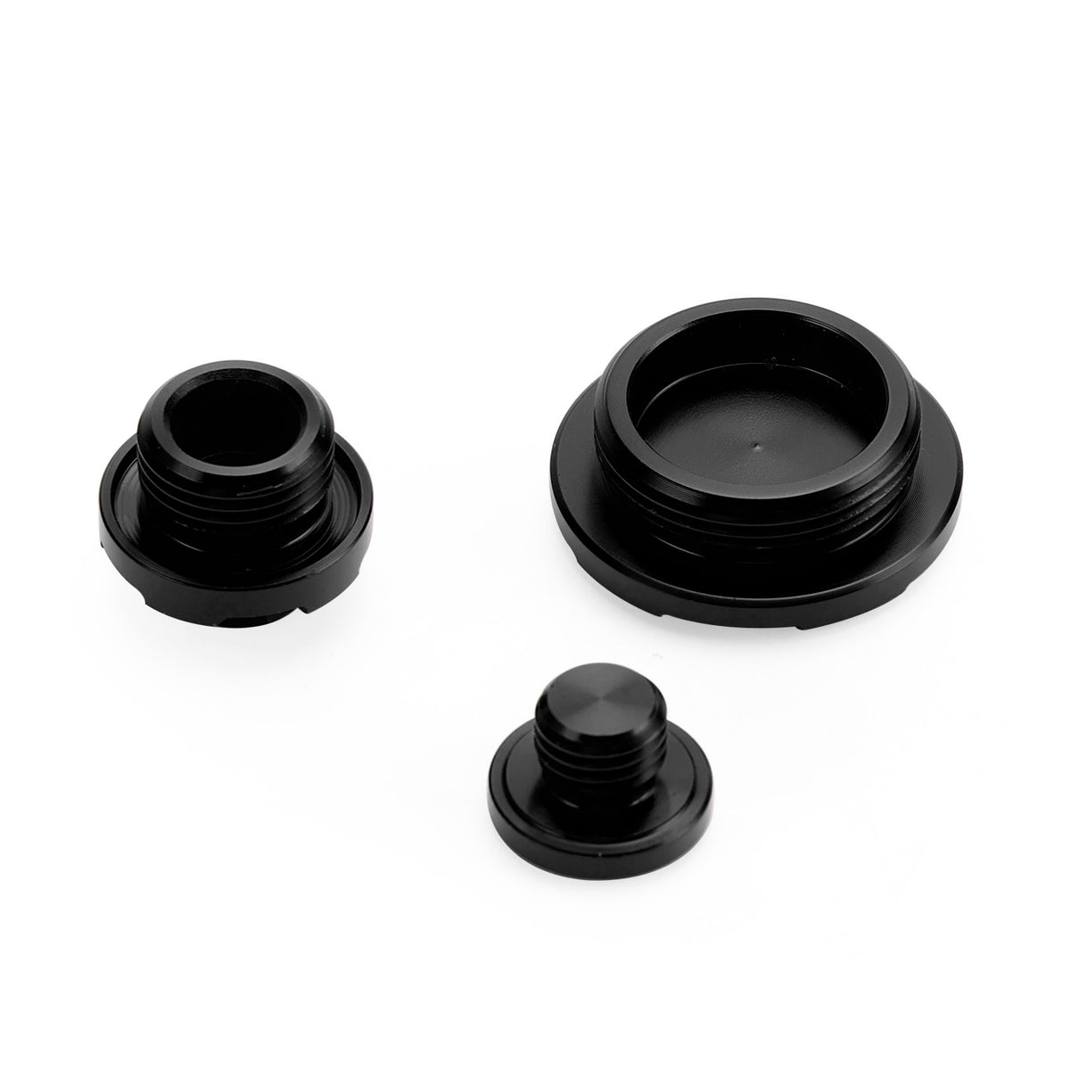 Black Billet Engine Plug Kit For Kawasaki KX250 KX250F KX450 KX450F 2009-2020