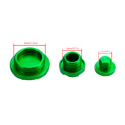 Green Billet Engine Plug Kit For Kawasaki KX250 KX250F KX450 KX450F 2009-2020