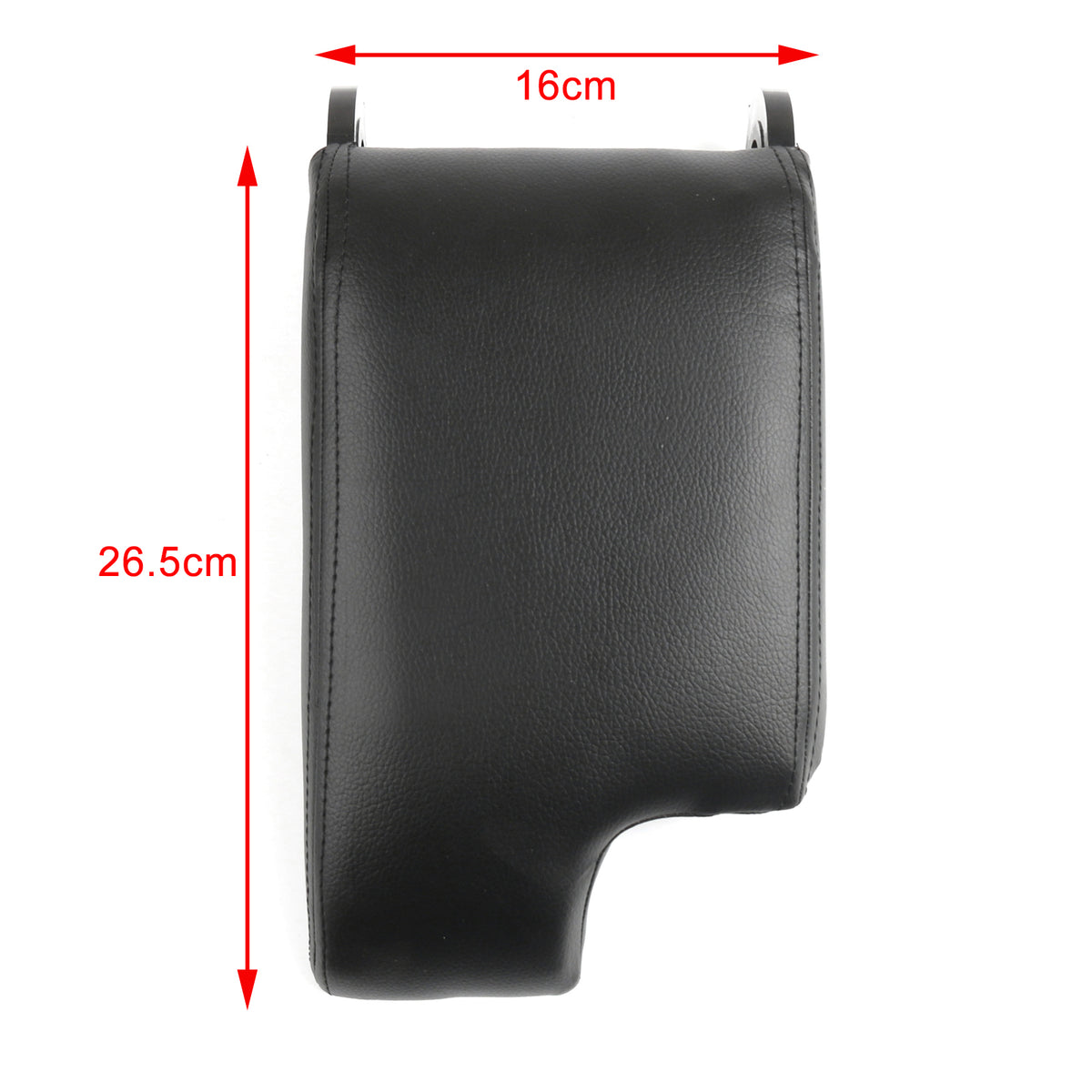 Leather Armrest Center Console Lid Cover For BMW E46 3 Series 98-06 Black