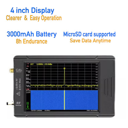 Handheld Spectrum Analyzer For TinySA ULTRA 3.95" Touch Screen+Battery
