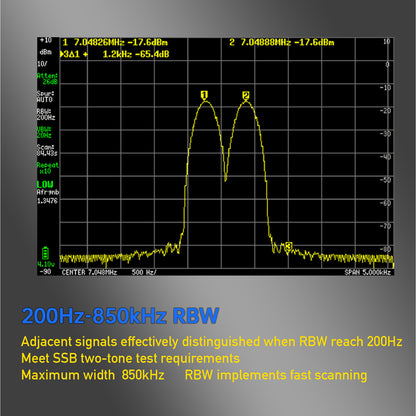 Handheld Spectrum Analyzer For TinySA ULTRA 3.95" Touch Screen+Battery