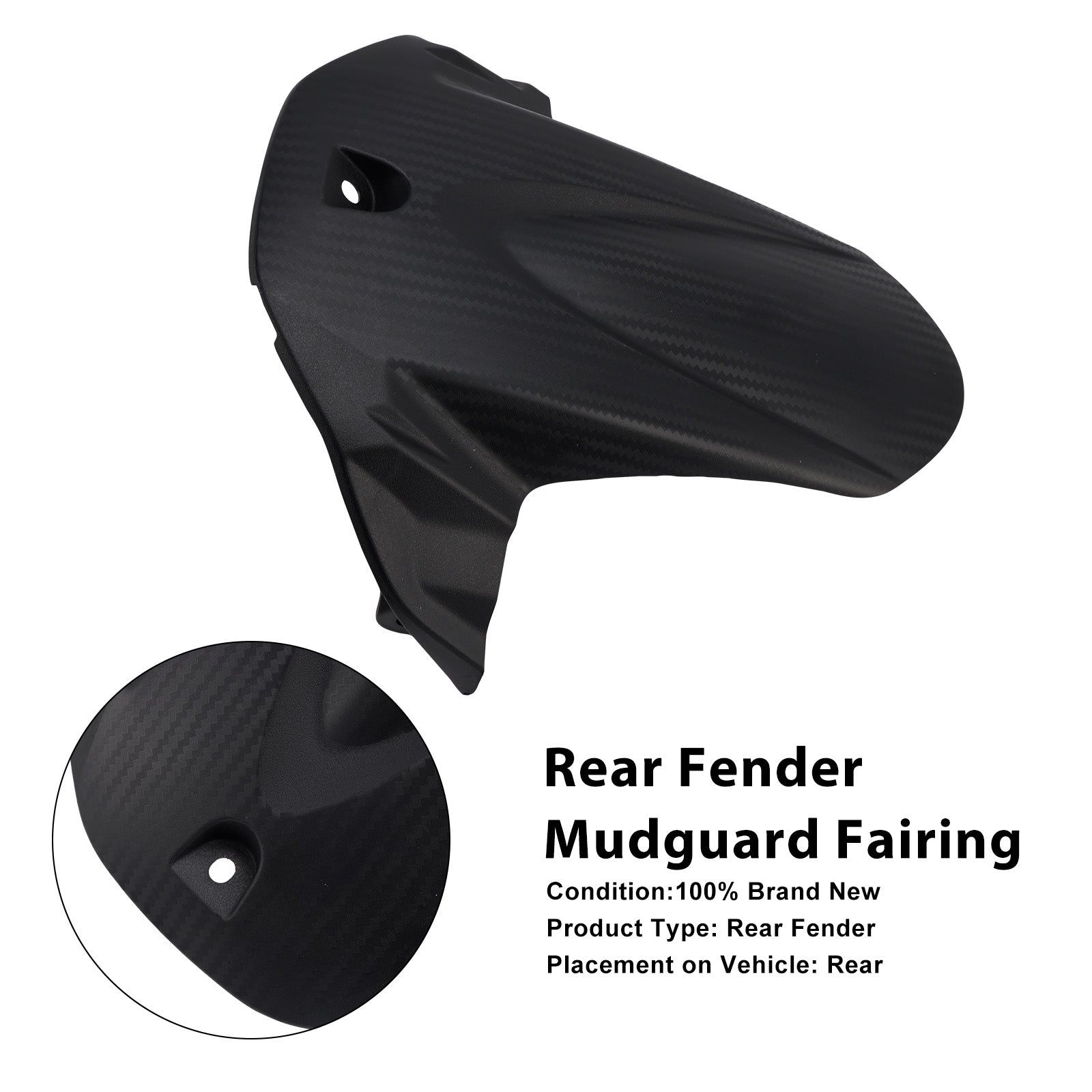 Rear Fender Mudguard Fairing For Suzuki GSXR600 GSXR750 2011-2025