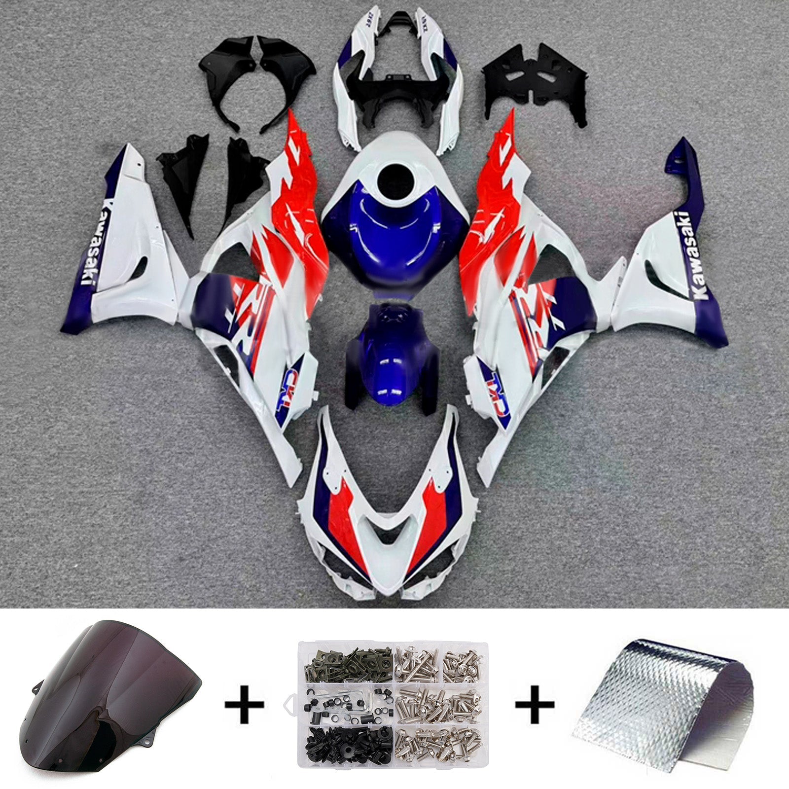 Injection Fairing Kit Bodywork Plastic ABS fit For Kawasaki ZX-6R 2024-2025