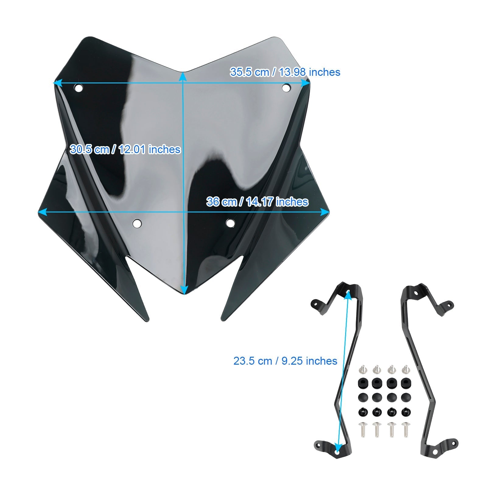 2021-2023 DUCATI MULTISTRADA V4/S/S SPORT Windshield WindScreen Generic