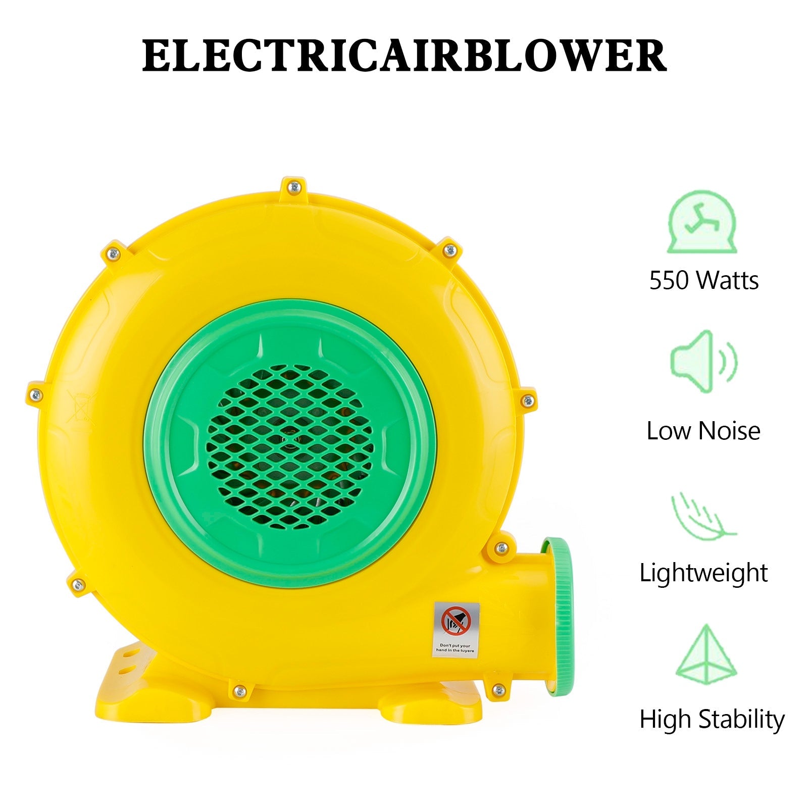 550 Watt Inflatable Bounce House Water slide Air Pump Blower Fan Inflatable castle
