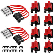 2003-2005 GMC SAVANA 3500 8x D581 Square Ignition Coils Ultra High & Spark Plug Wires 3859078