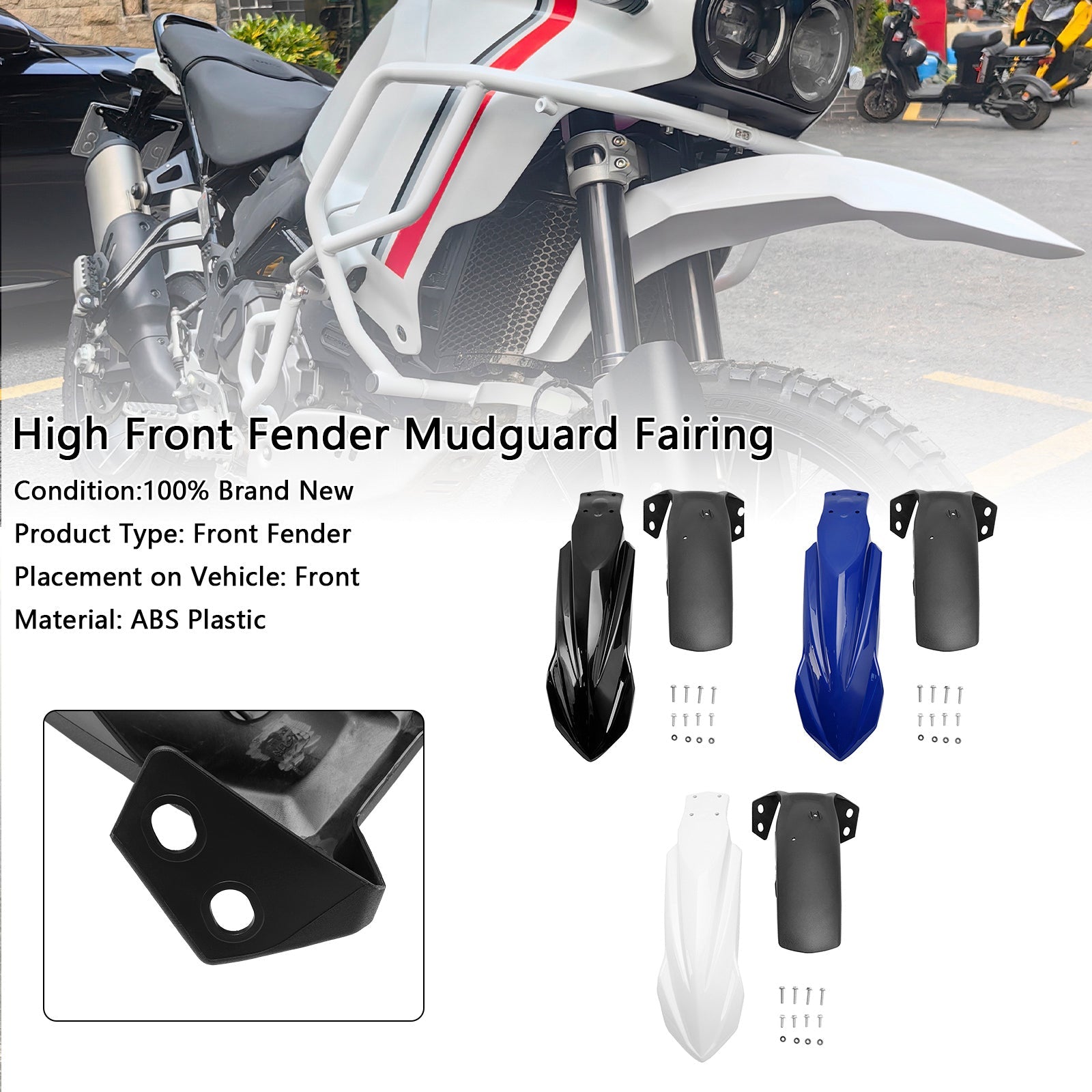 2020-2024 Yamaha Tenere 700 Rally High Front Fender Mudguard Fairing