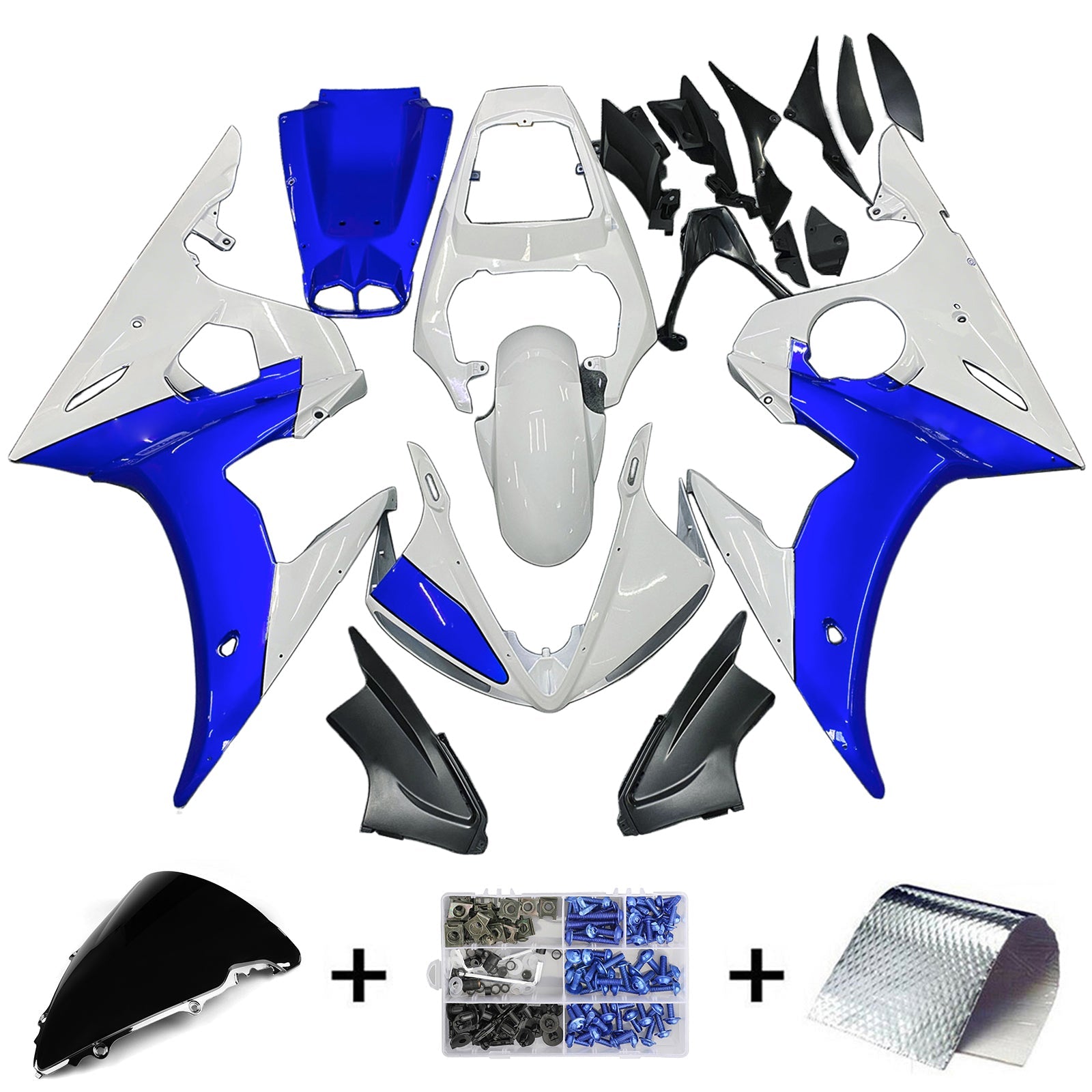 Injection Fairing Kit Bodywork For Yamaha YZF 600 R6 2003-2004 R6S 2006-2009