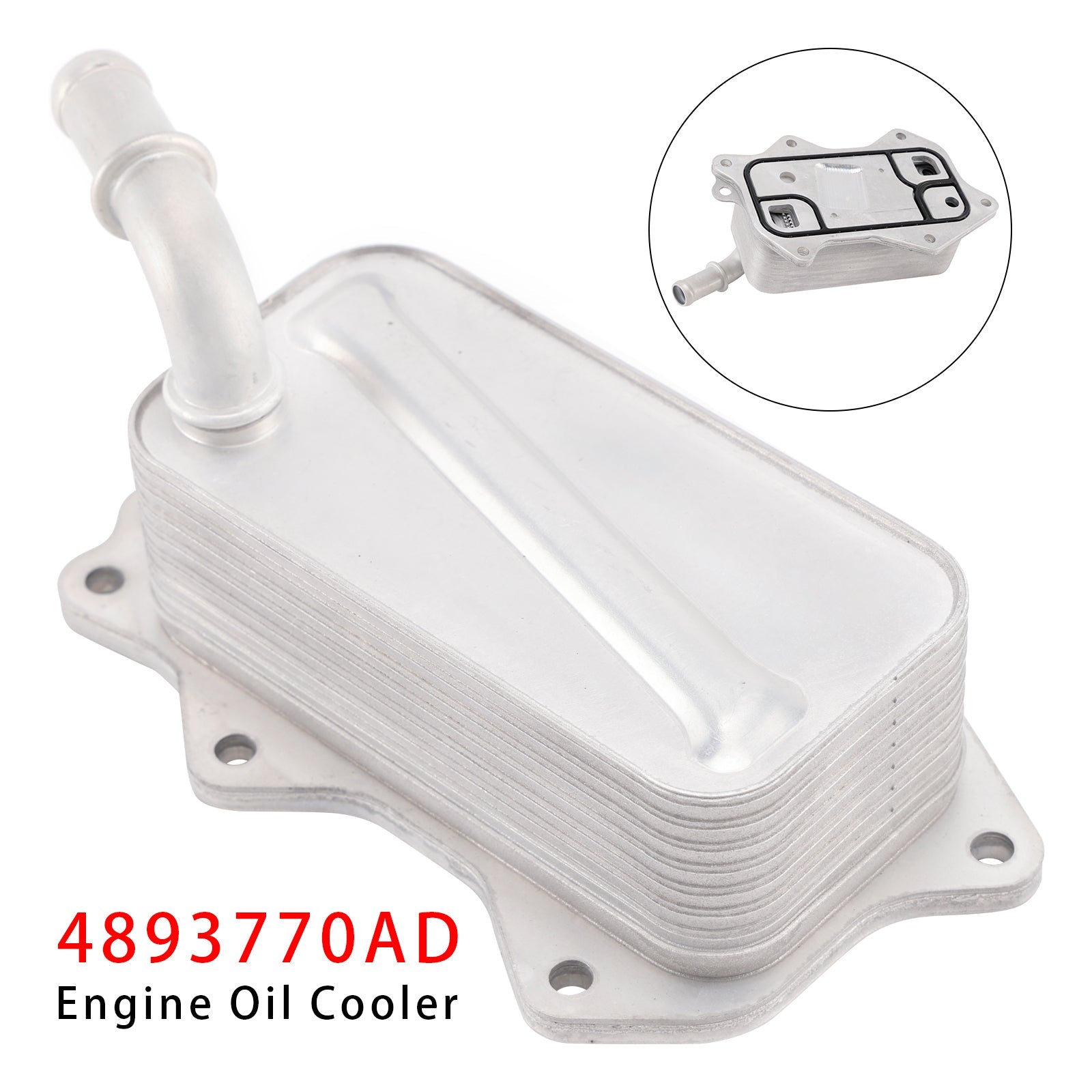 Engine Oil Cooler 4893770AD For Jeep Grand Commander Cherokee 2.0T 2019-2023