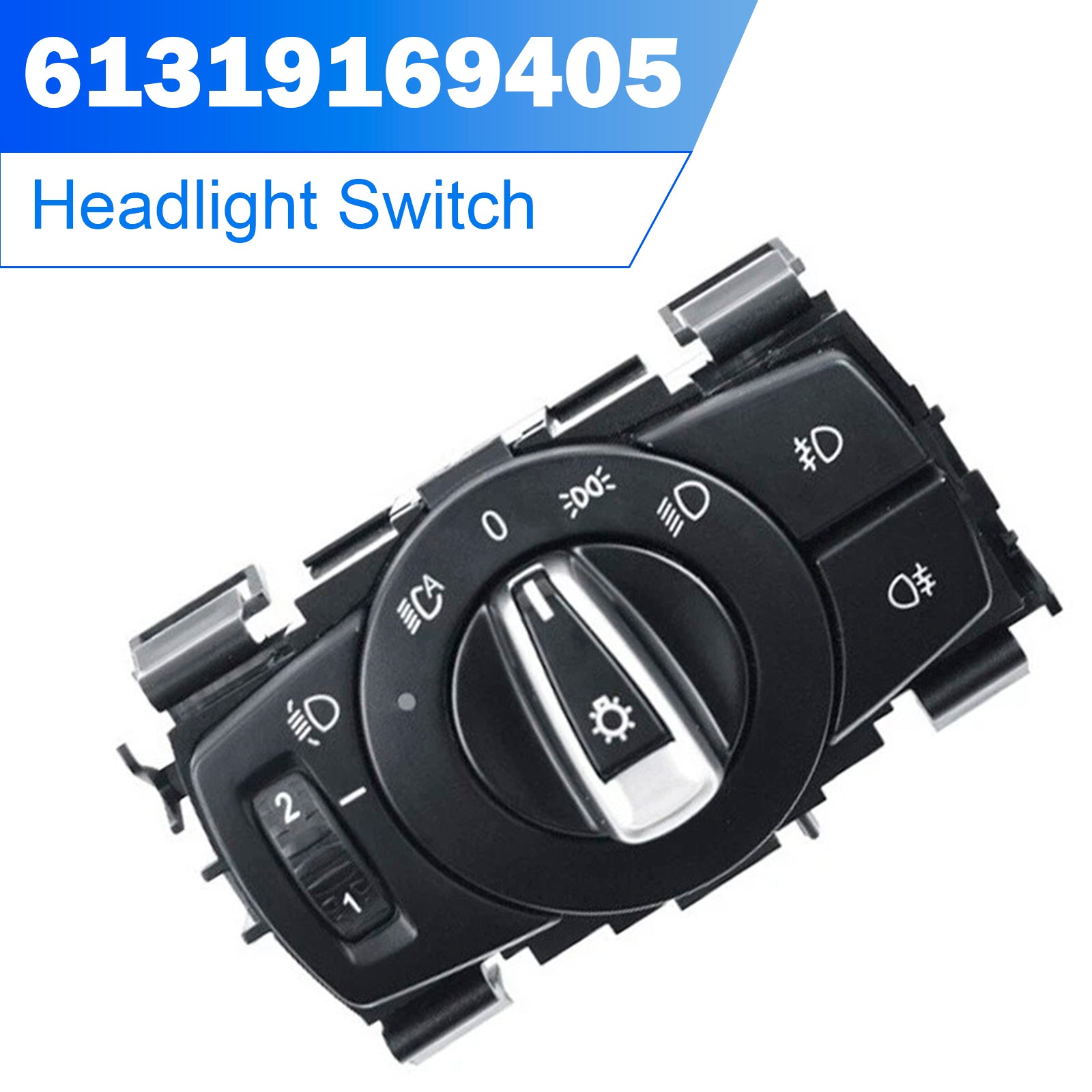 2007-2011 For BMW 323i Headlight Switch Fog Light Control Switch 61319169405