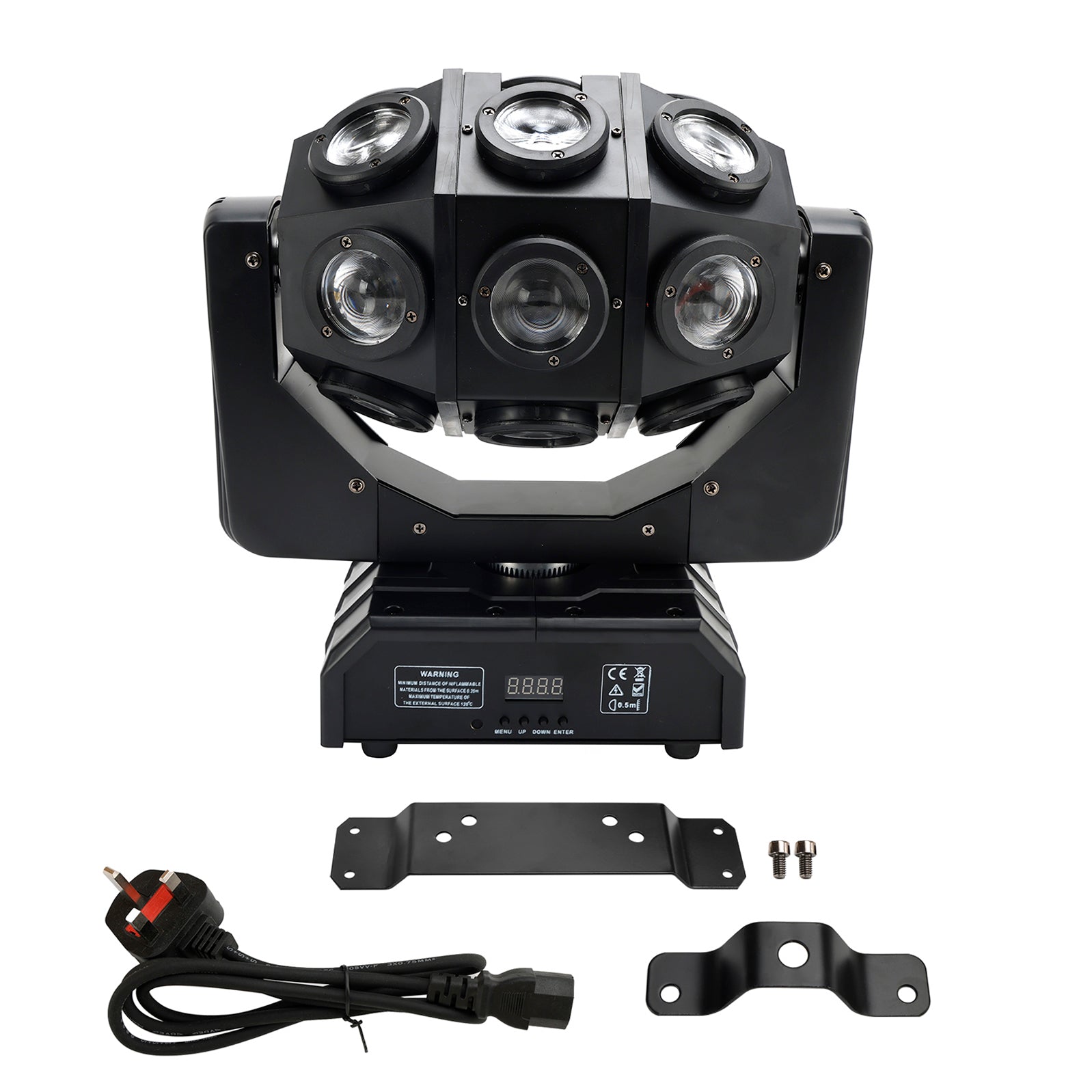 180W Moving Head 18 LED Rotating Beam DMX Stage Light RGBW DJ Disco Party Effect