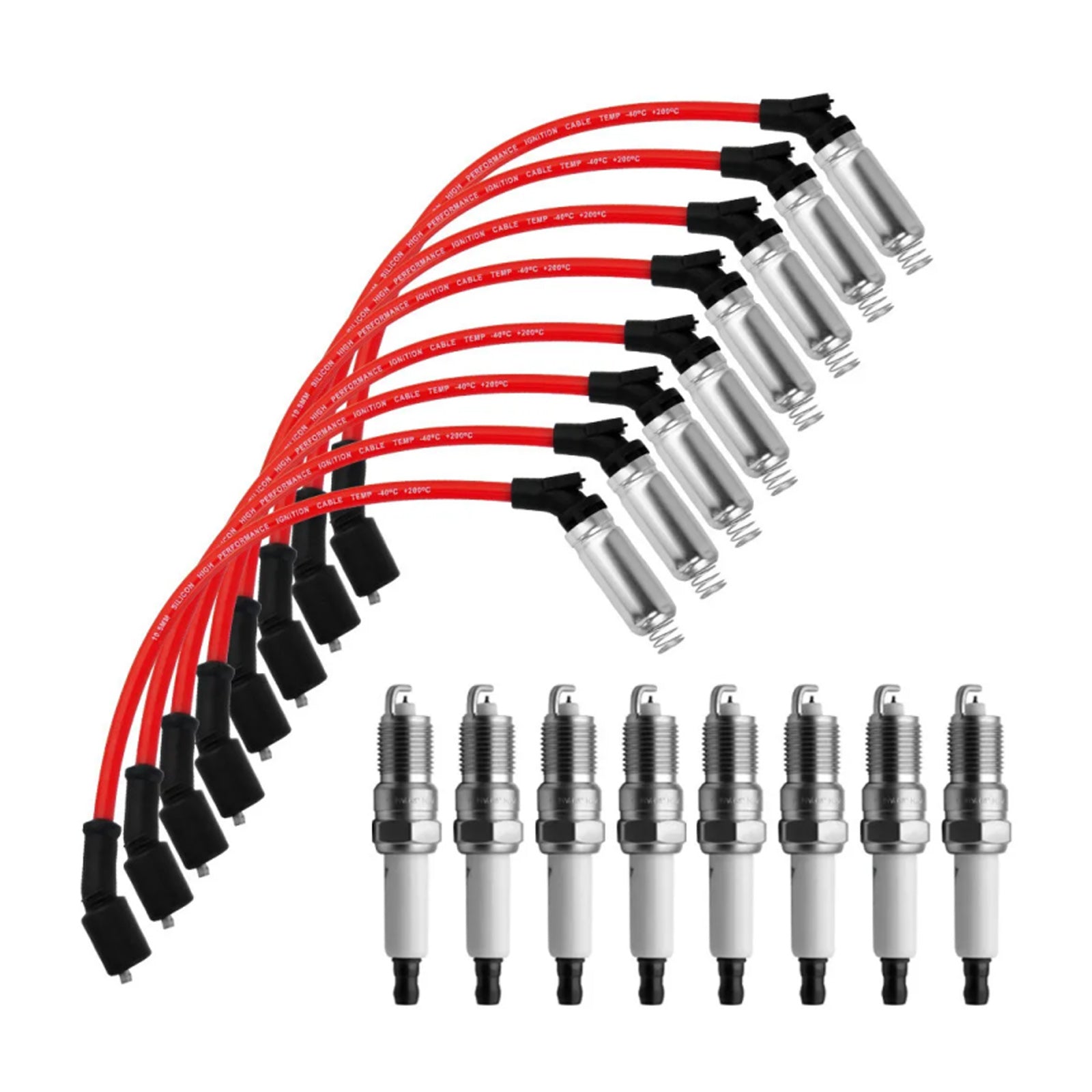 2008 Buick LaCrosse 5.3L V8 Spark Plugs +Wires 10.5mm Set 19299585 8Pcs