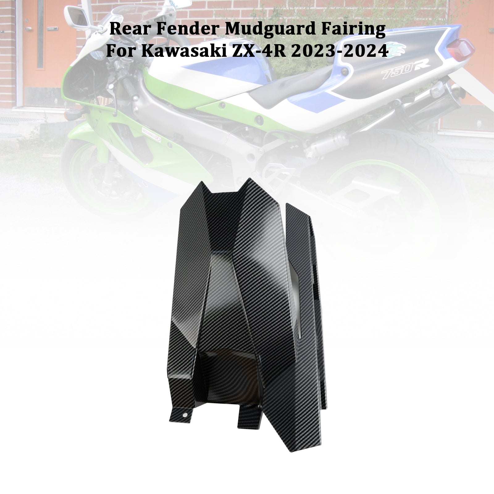 2023-2024 Kawasaki ZX-4RR Rear Fender Mudguard Fairing Cowl