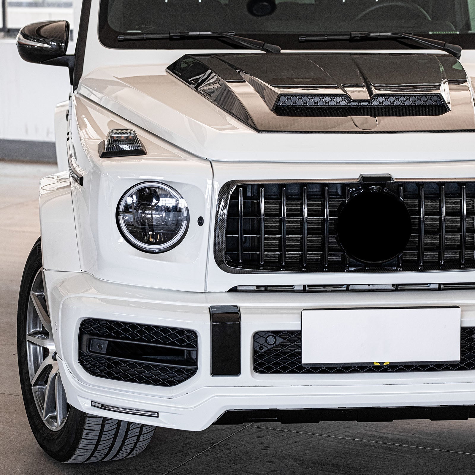 Front Grille Grill Trim Fit Mercedes Benz G-Class W465 2025+ Upgrade To B900 Style