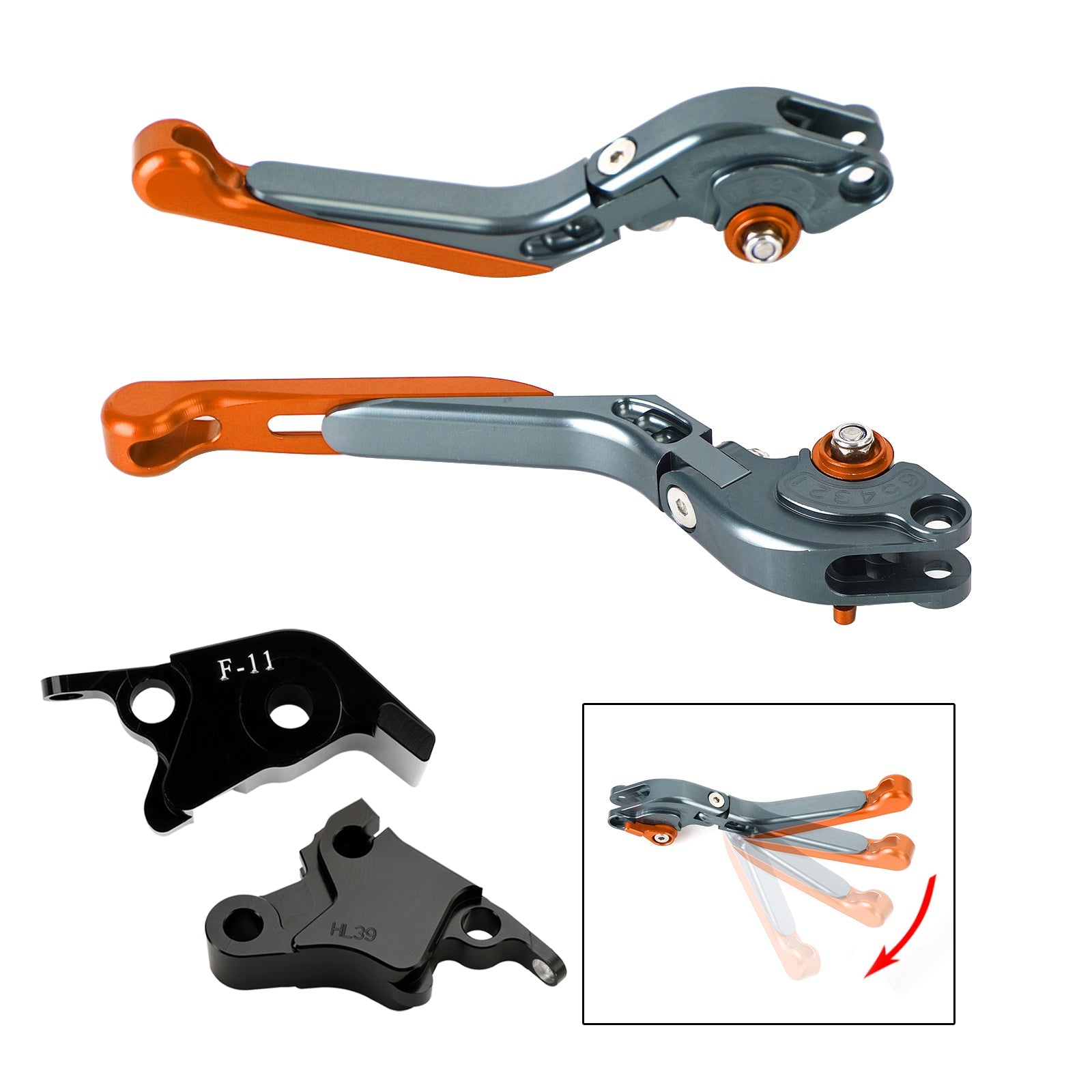 2021-2022 CFMOTO 700CL-X Sport Adjustable Clutch Brake Lever