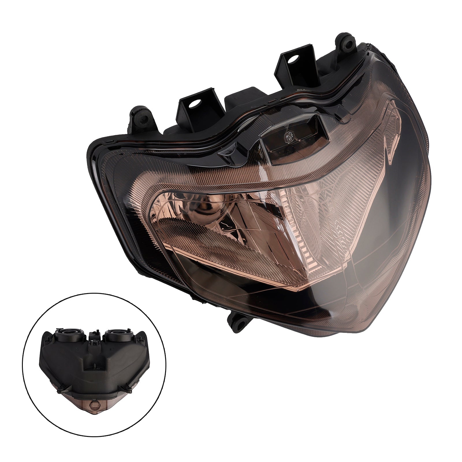 Headlight Guard Front Light Case Grille Smoke For Suzuki Gsx-R 1000 750 01-03