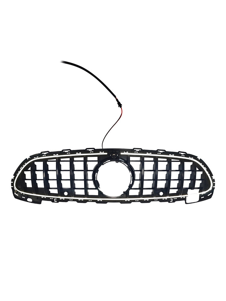 2022-2026 Fit Mercedes Benz W206 W/Camera GTR-Style Front Bumper Grille Grill