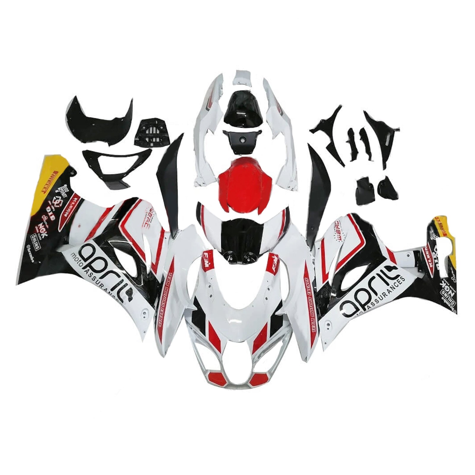 2017-2025 Suzuki GSXR1000 K17 Injection Fairing Kit Bodywork Plastic ABS #101