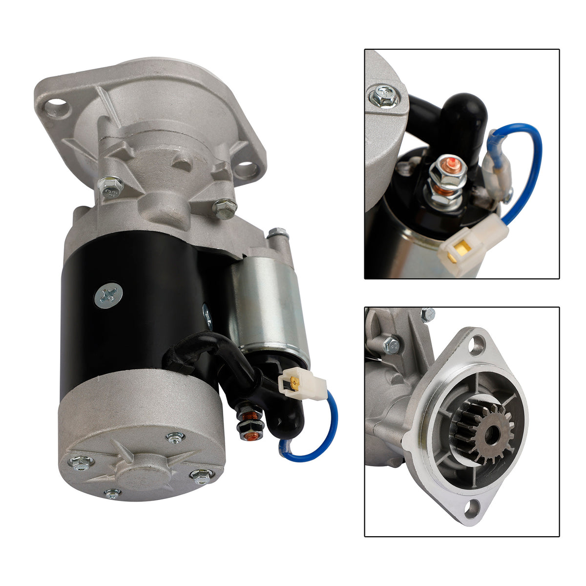 Starter Motor For John Deere Excavator With Yanmar 3TNV88 12V 129136-77011
