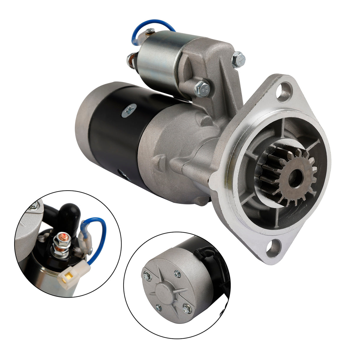 Starter Motor For John Deere Excavator With Yanmar 3TNV88 12V 129136-77011