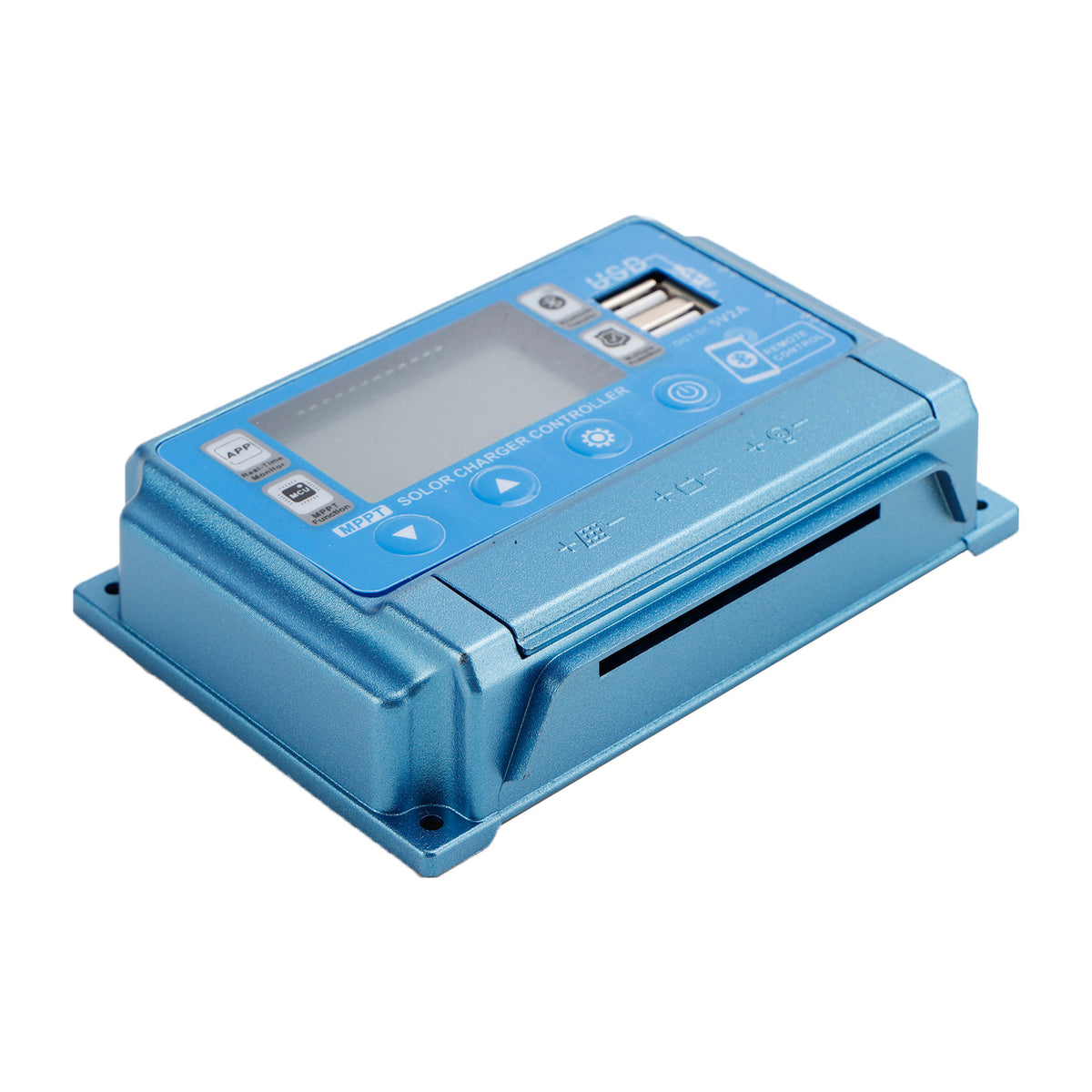 40A MPPT Bluetooth APP Solar Charge Controller Charger Fits 12V-60V Battery Blue