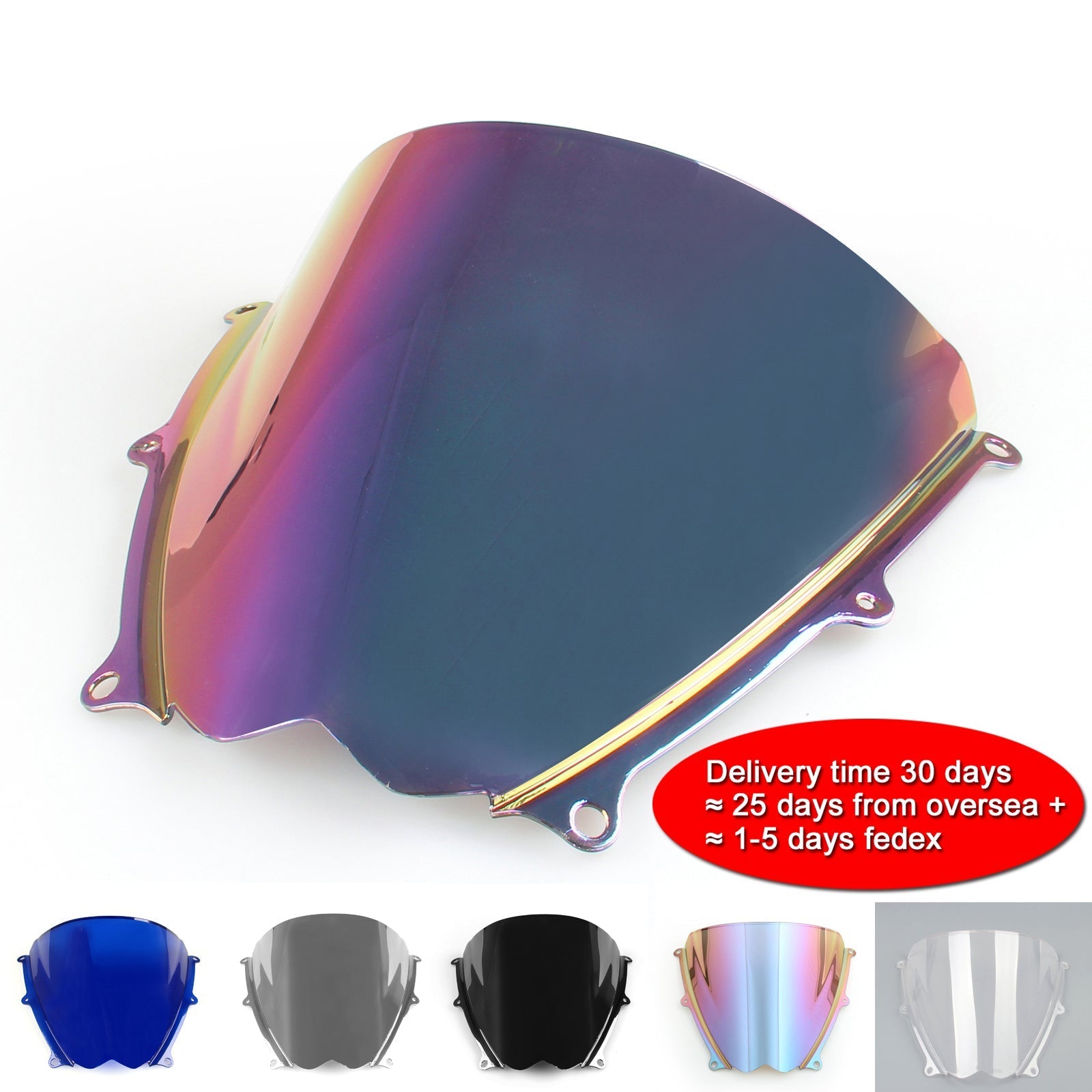 Windshield fit for Suzuki GSXR 1000 2007-2008 K7 Smoke Generic