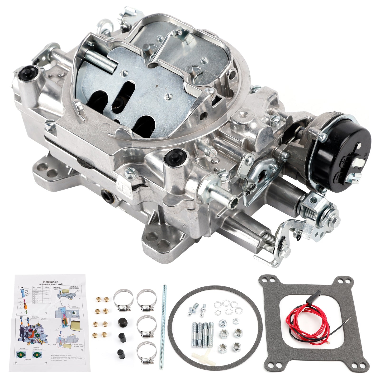 1903 Carburetor 500 CFM 4 Barrel For Avs2 Series Electric Choke Square Flange