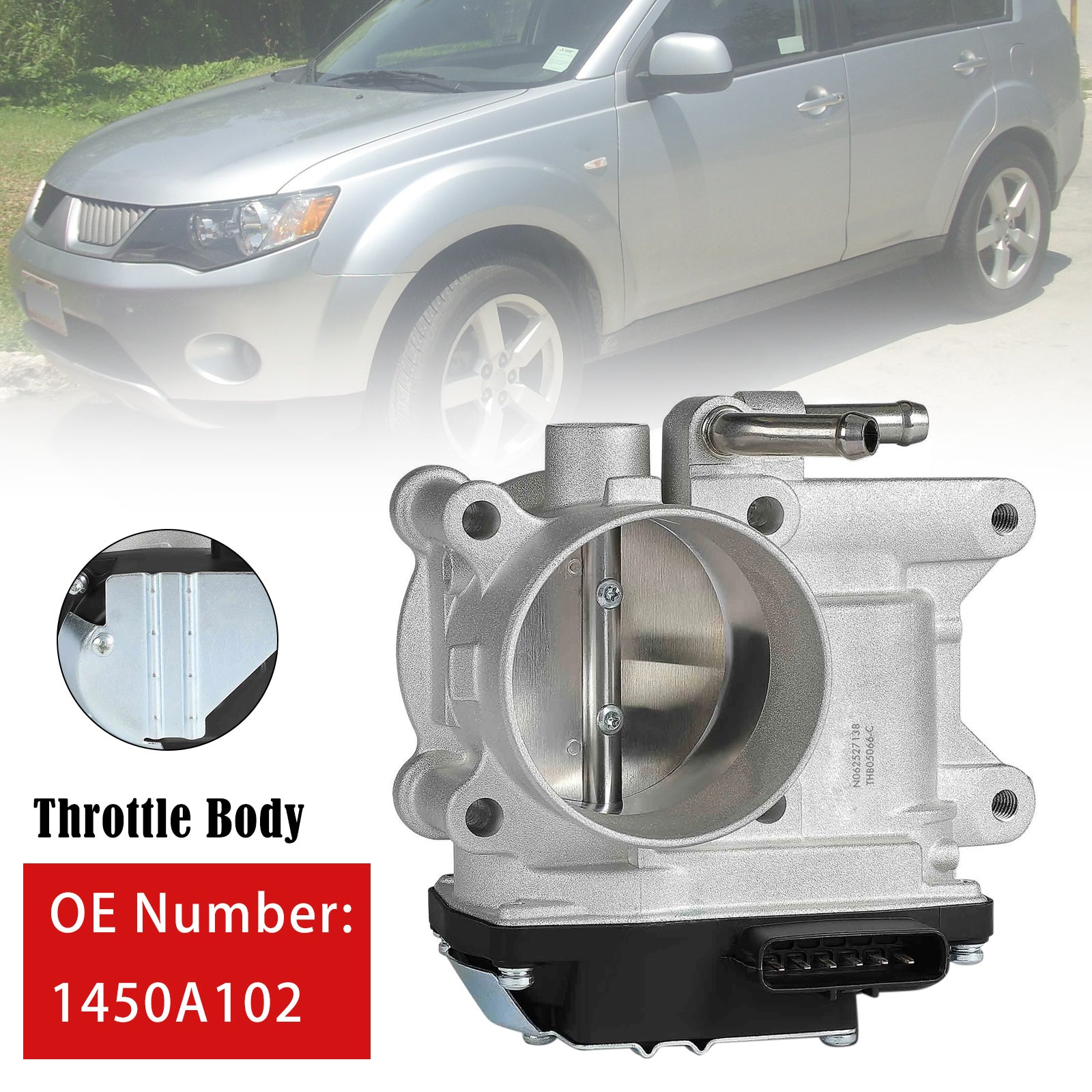 2007 2008 2009 For Mitsubishi Outlander V6 3.0L 4-Door Throttle Body 1450A102