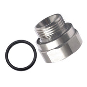 Thread Size Oil Drain Valve Adapter Silver A-211 27mm-2.0