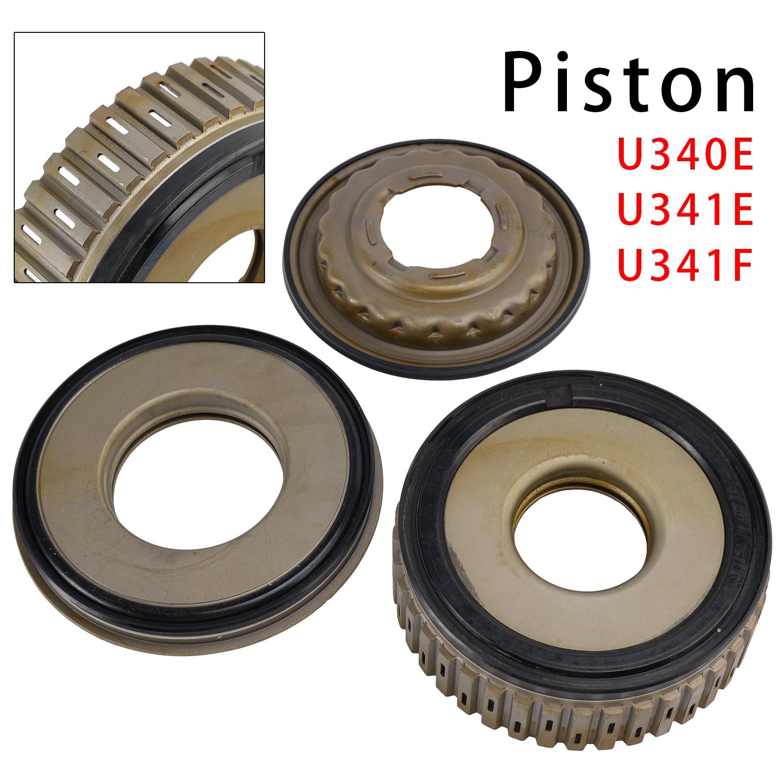 2008-2016 For Toyota VIOS 4 SP FWD L4 1.5L 1.6L 3Pcs Automatic Transmission Piston Kit U340E U341E U341F