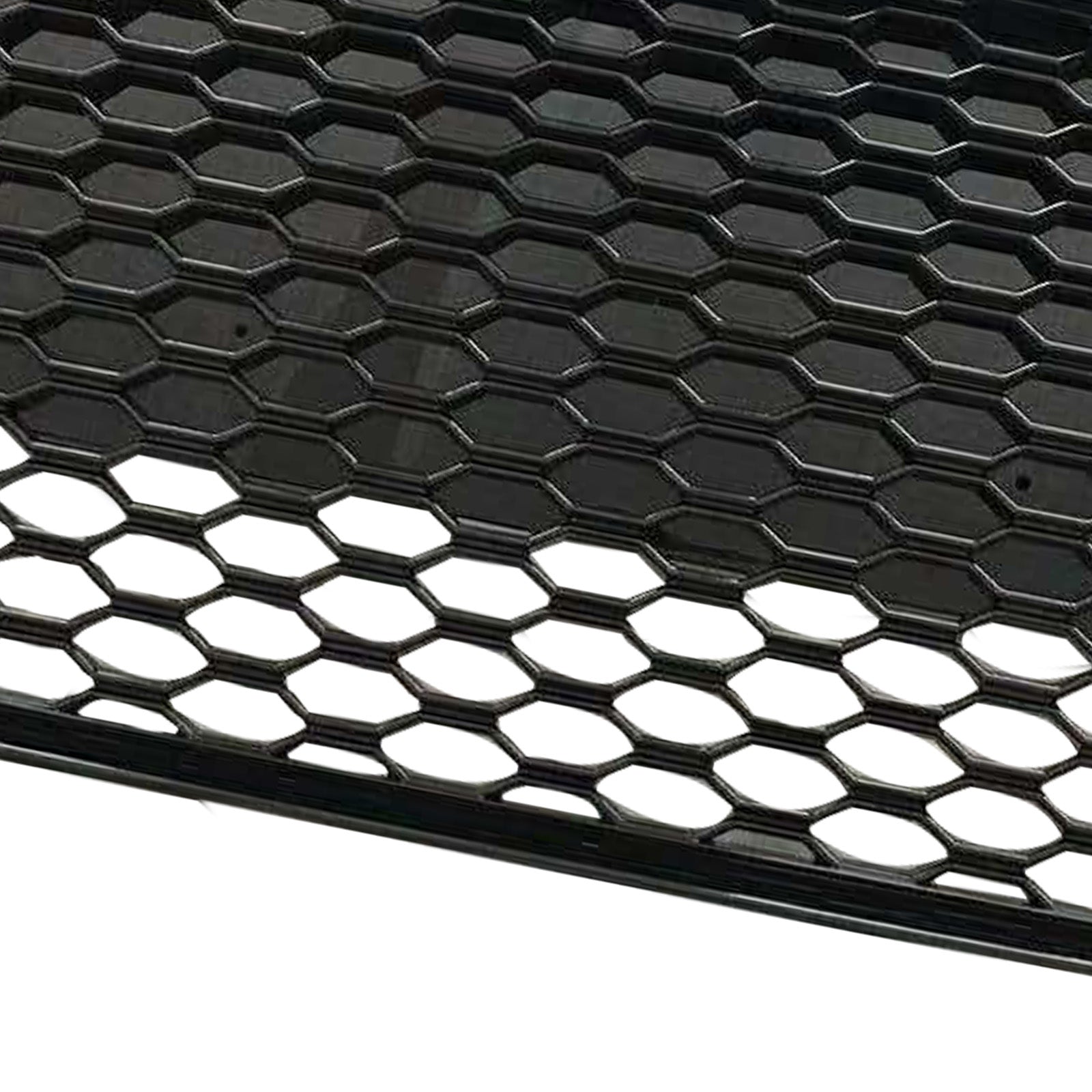 2014 For Audi R8 Front Henycomb Bumper Grille Grill Gloss Black