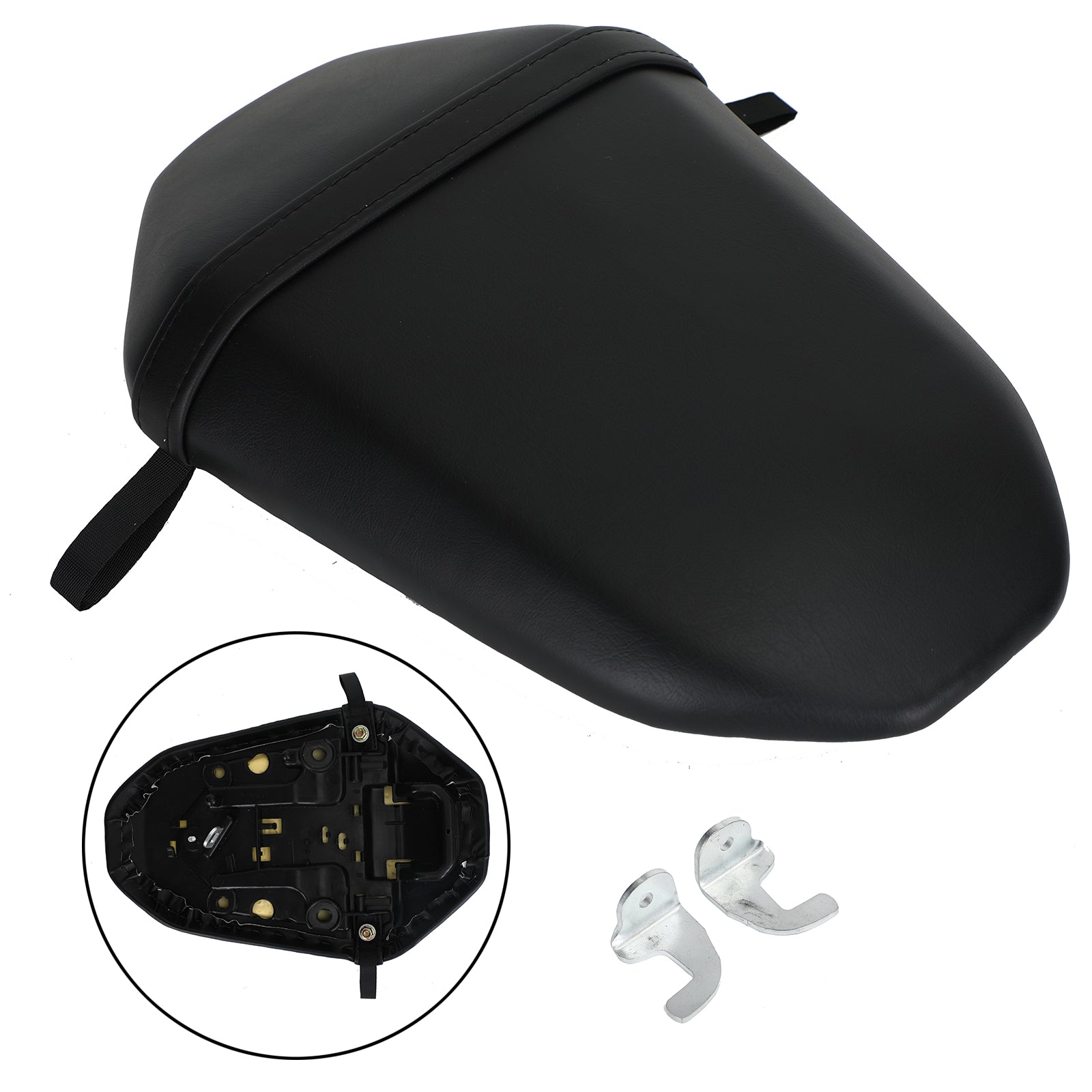 2014-2017 Yamaha Mt-07 Mt 07 Fz 07 Rear Passenger Seat Black Cushion