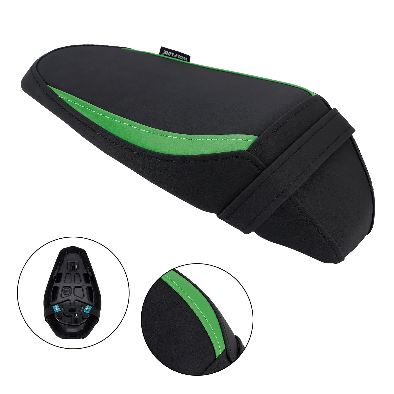Rear Passenger Seat Pillion Saddle Flat For Kawasaki Z900 2017-2023