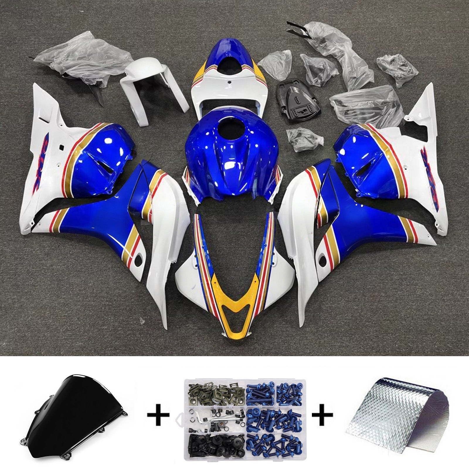 Injection Fairing Kit Bodywork Plastic ABS For Honda CBR600RR 2009-2012 F5