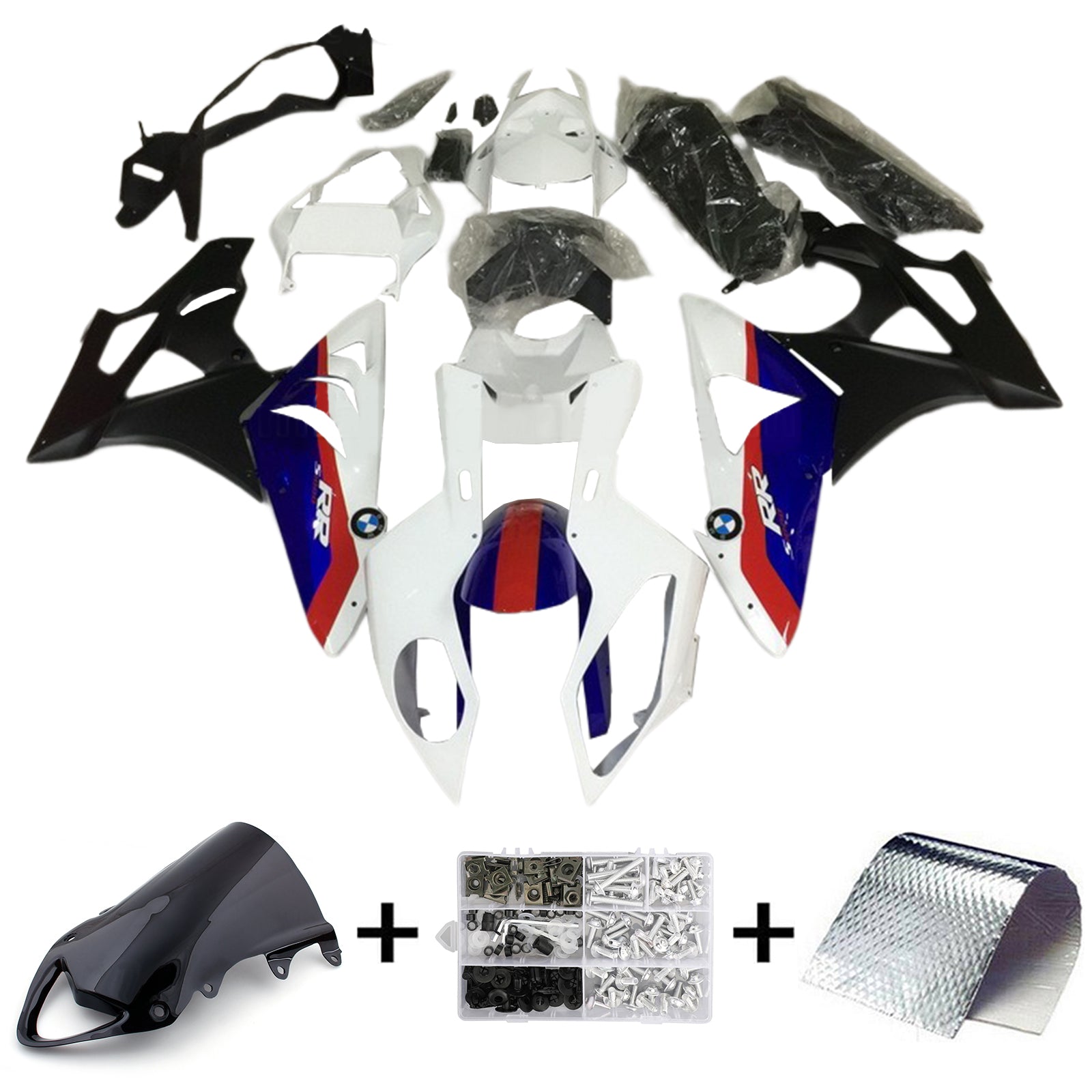 2009-2014 BMW S1000RR Fairing Kit Bodywork Plastic ABS