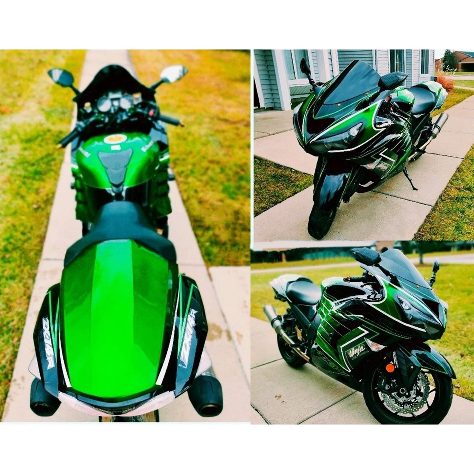2012-2025 Kawasaki ZX14R Injection Fairing Kit Bodywork Plastic ABS #104