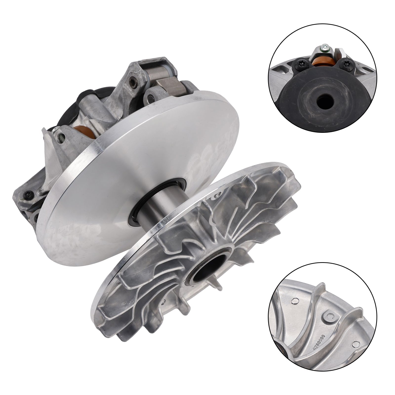 Front Complete Variator Set 420686870 For Can-Am Maverick Turbo Rs Rr Max Turbo