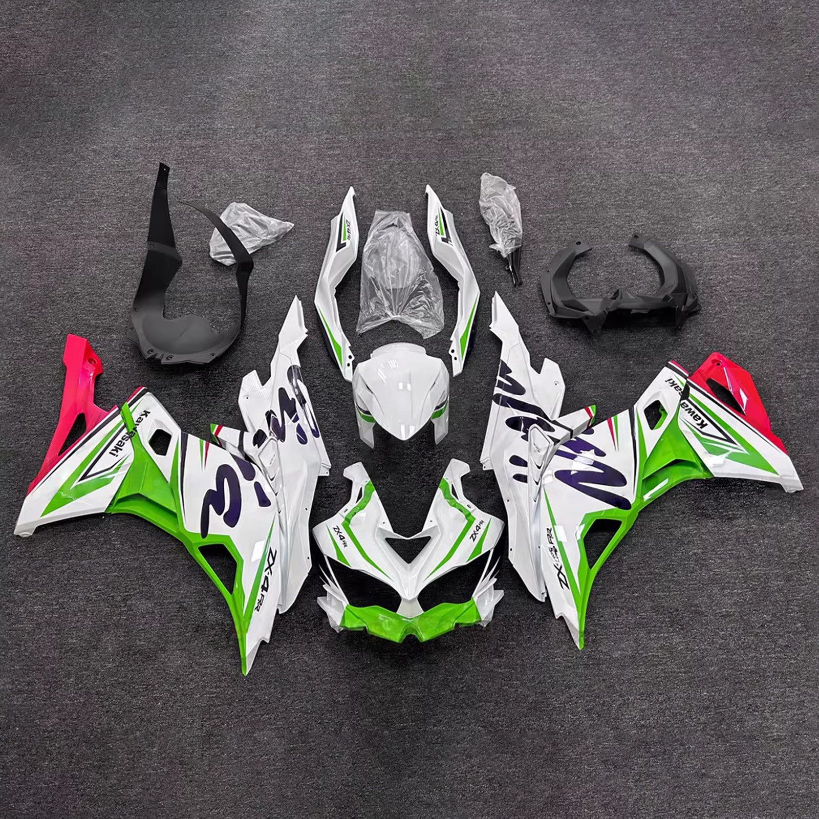 Injection Fairing Kit fit For Kawasaki Ninja ZX-25R ZX-4R ZX-4RR 2019-2025
