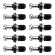 10Pcs CAT40 45掳 0.589" Degree Pull Stud Retention Knob Fits HAAS CAT CNC Silver