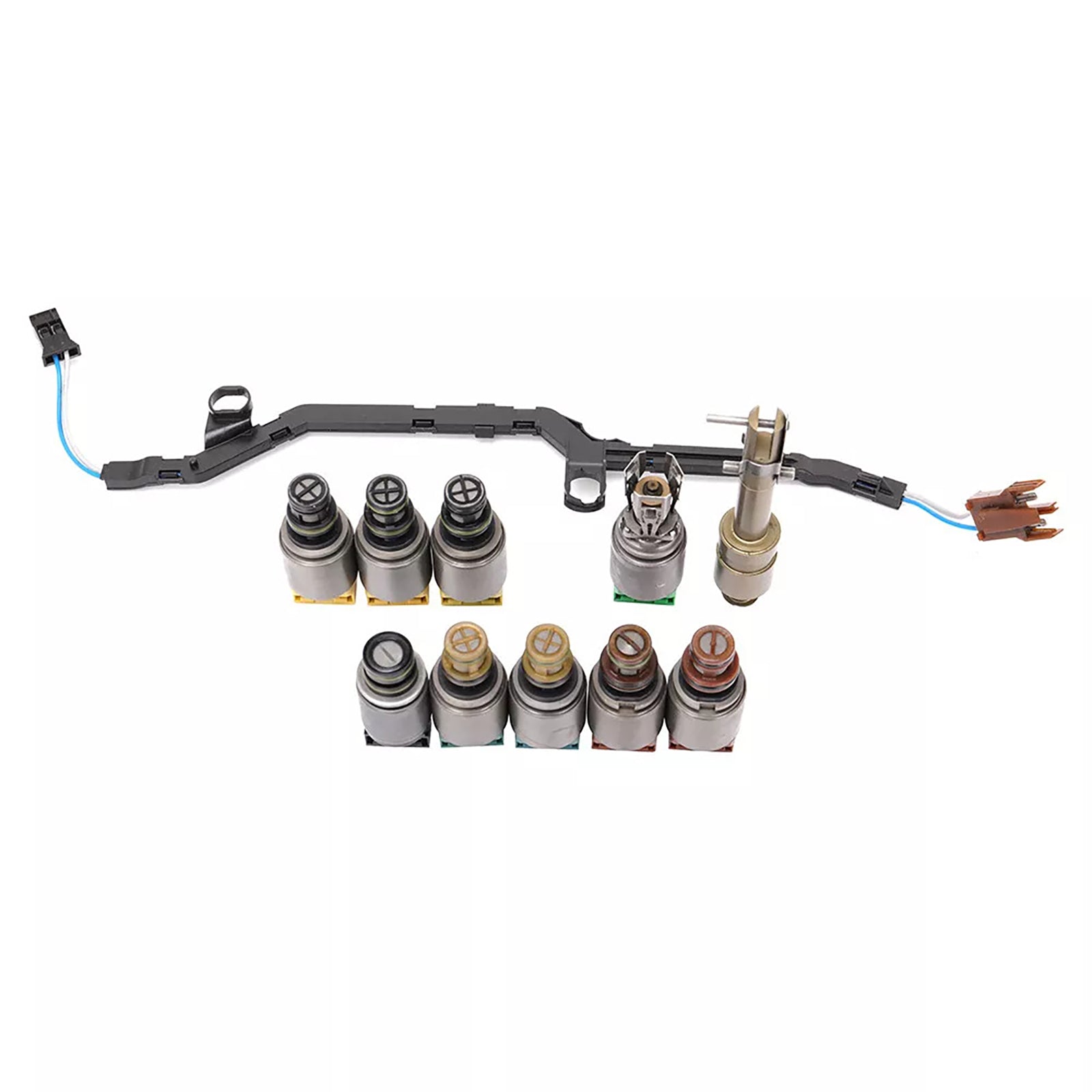 2011-2012 BMW 740Li 3.0 L6 F02 6HP28 Transmission Valve Body Repair Solenoid Kit 1068298047