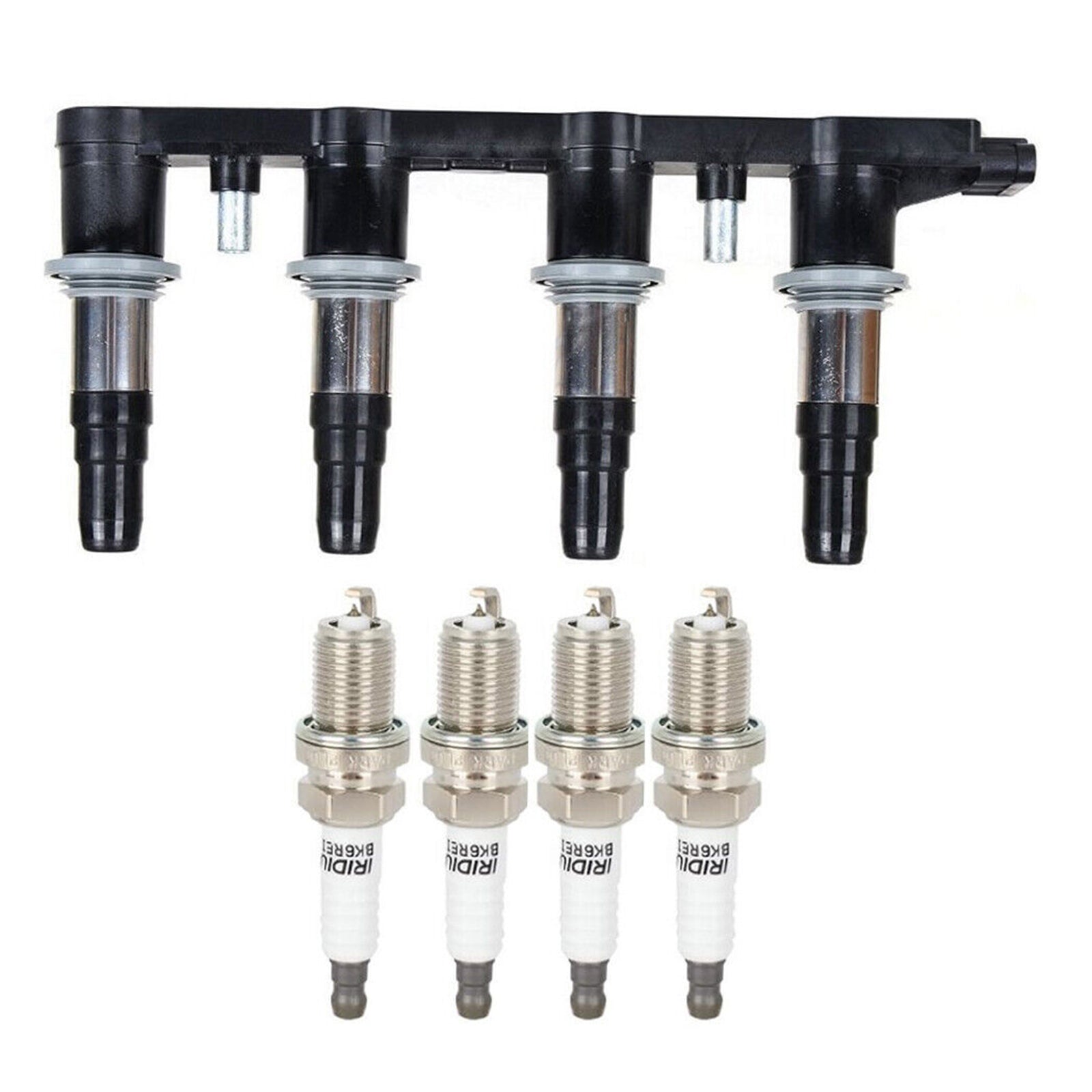 2009-2011 Chevrolet Aveo 1.6L 1x Ignition Coils +4x Spark Plugs 55561655